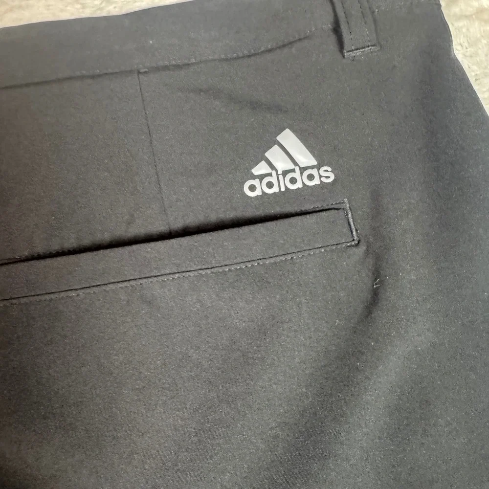 Adidas Primegreen Golf Shorts Black Mens Size 40 Stretch Waistband Solid